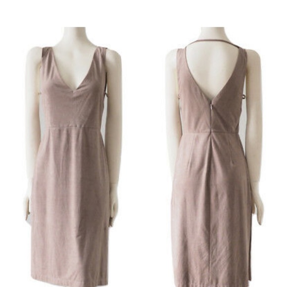 BCBG Suede Midi Dress - Picture 6 of 13